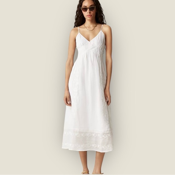 J. Crew Dresses & Skirts - NWT J Crew Augusta ramie white embroidered midi dress